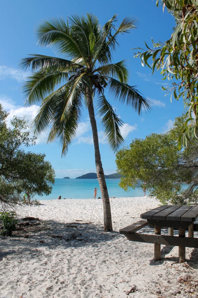 De hagelwitte stranden van de Whitsunday Islands