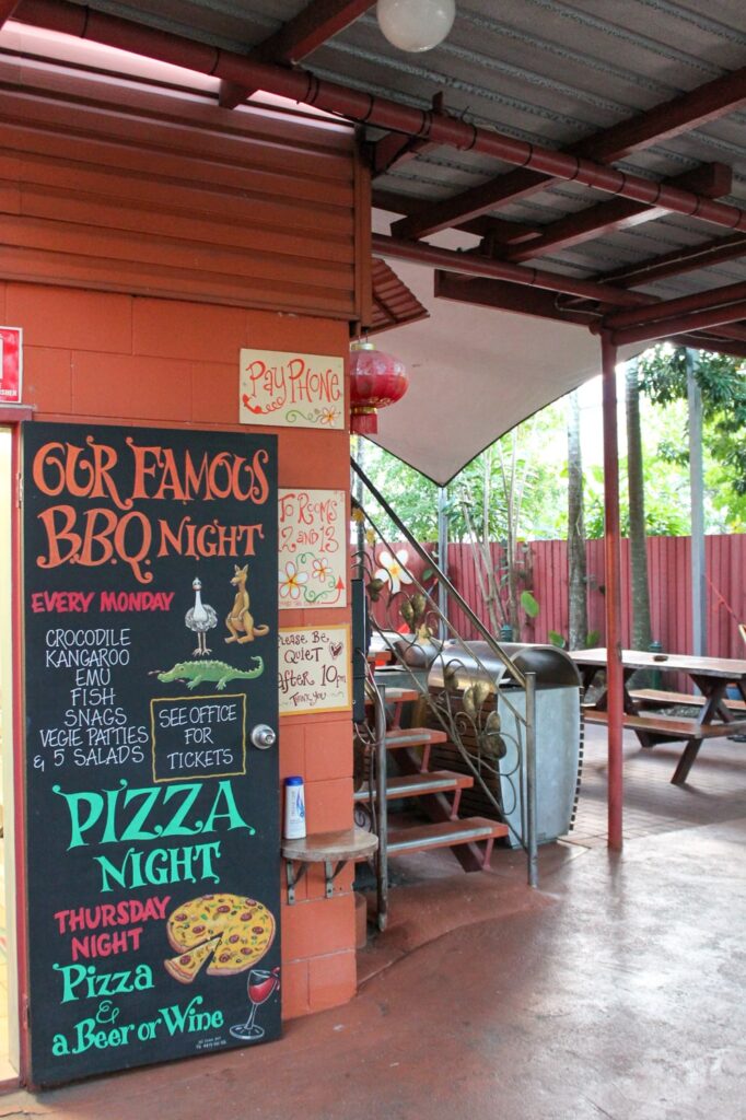 How to make friends when traveling alone: 10 tips! | Travel tips Activity board in my hostel in Cairns, Australia