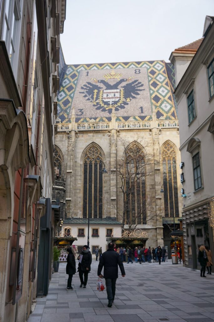 Het dak van de Stephansdom