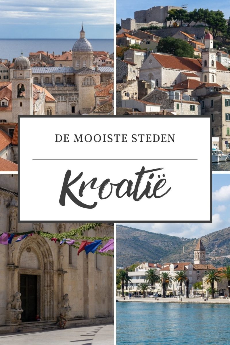 Top 18 mooiste steden in Kroatië