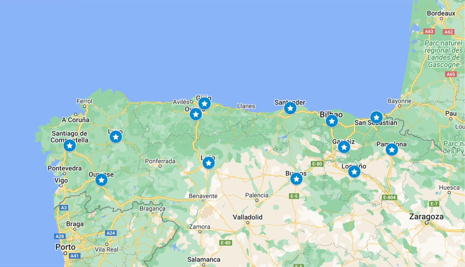 De 13 mooiste steden in Noord-Spanje