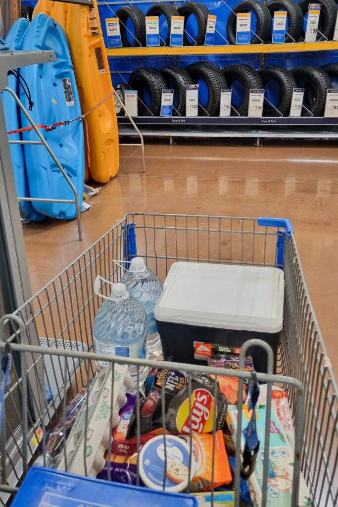 Winkelen bij Walmart