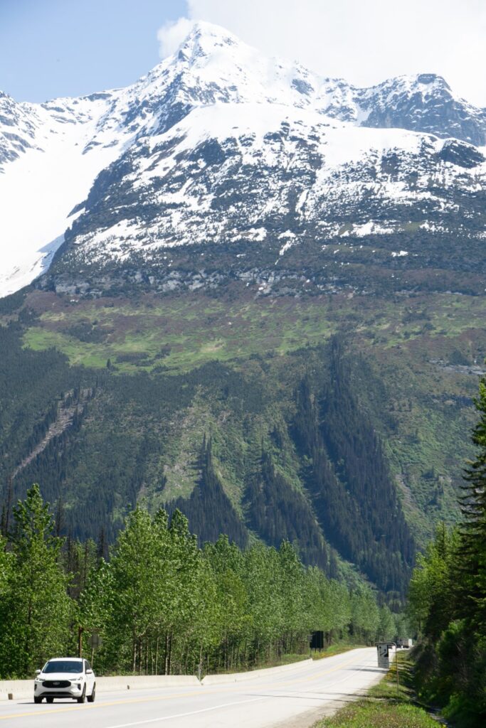 Hoge pieken in Glacier National Park in Canada