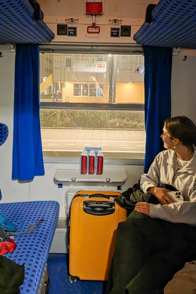 In de couchette van de European Sleeper
