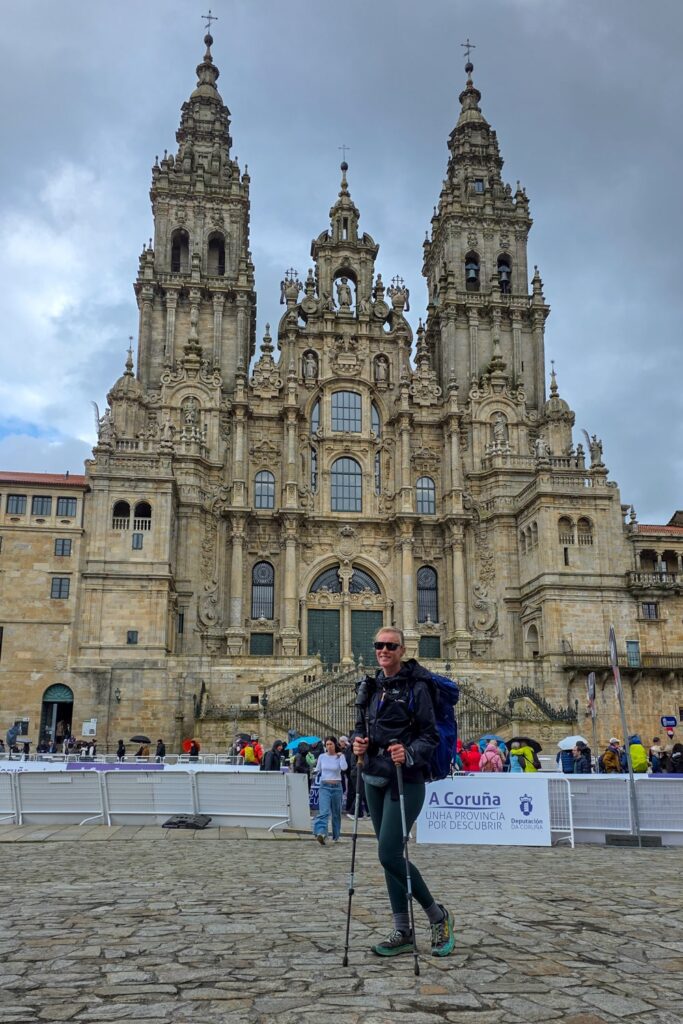 Co voor de kathedraal in Santiago