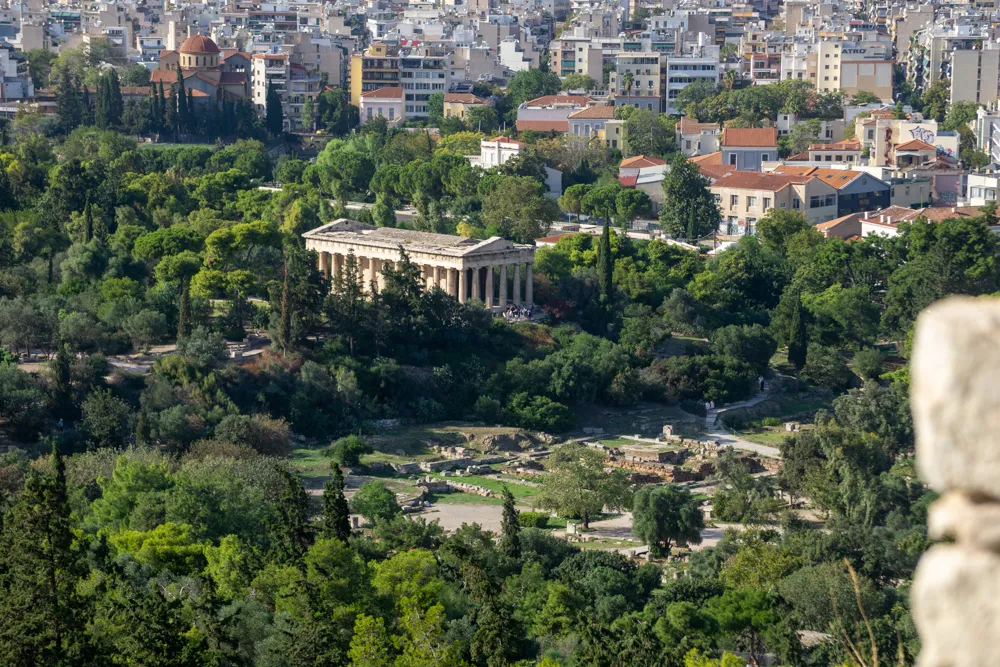 Akropolis bezoeken: tips voor je stedentrip Athene | Griekenland Tempel van Hephaistos in de Oude Agora