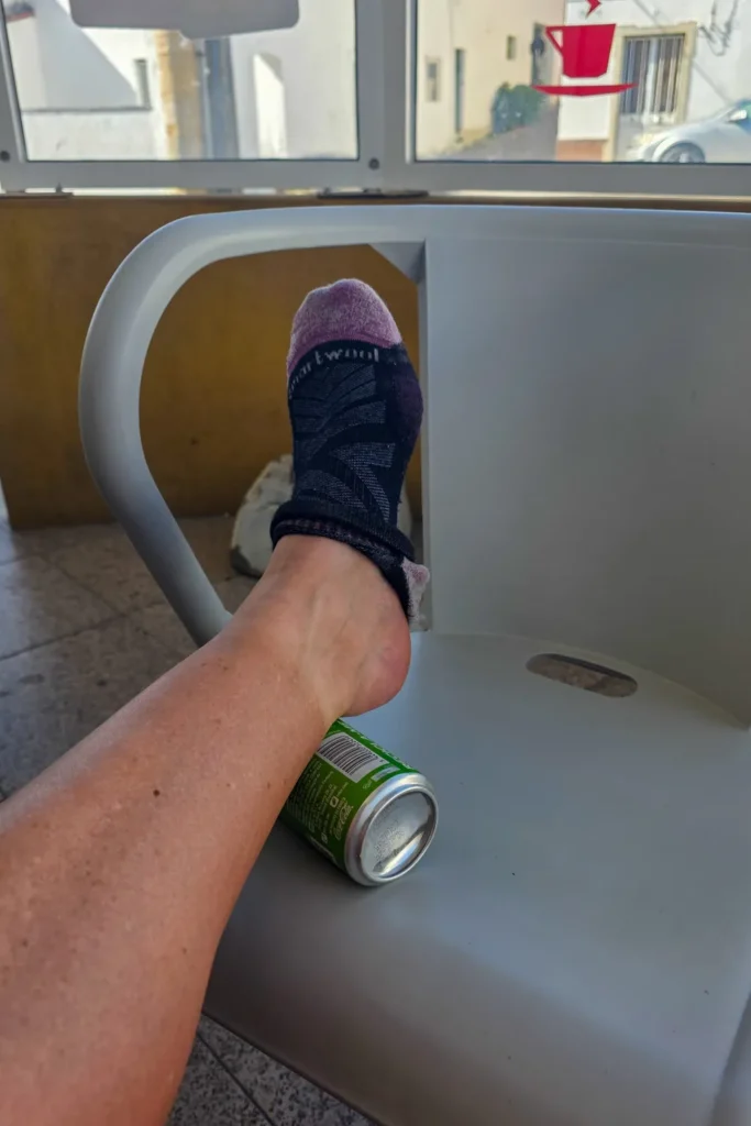 Camino Portugués #1: Alleen starten in Lissabon | Reisverslag | Camino Portugues 2025 Mijn achillespees moet even afkoelen